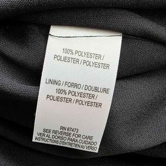 Melonie T Dress Sz 12 Black Floral Chiffon Ruffle Neck Cottage Whimsigoth Fairy - Picture 11 of 14